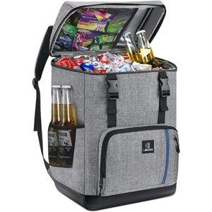 Insulated Cooler Backpack 40 Cans, Backpack Leak-Proof Waterproof Cooler Bag